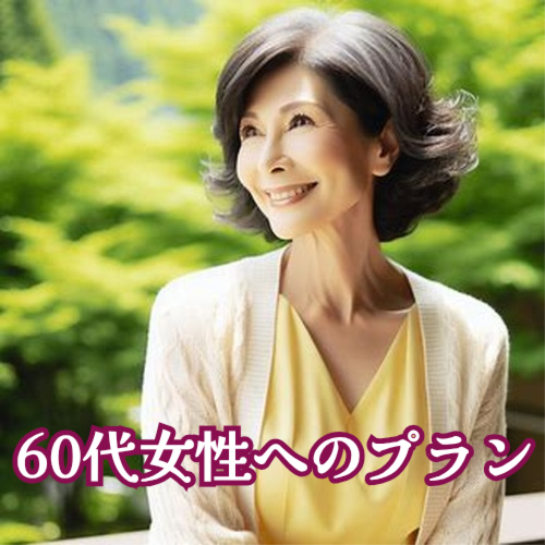 60代女性へのレンタル彼氏プランの紹介